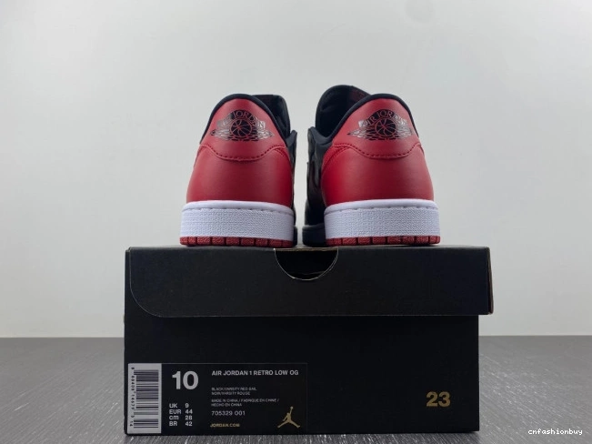 Air Jordan 1 Low Bred 705329-001 Retro 0723